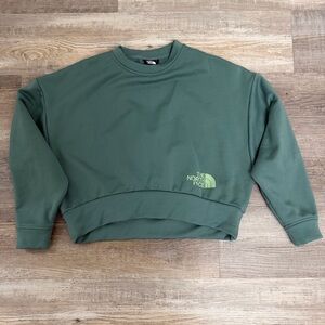 The North Face Women’s Green Cropped Sweatshirt-size XS *NEW w/o tags*